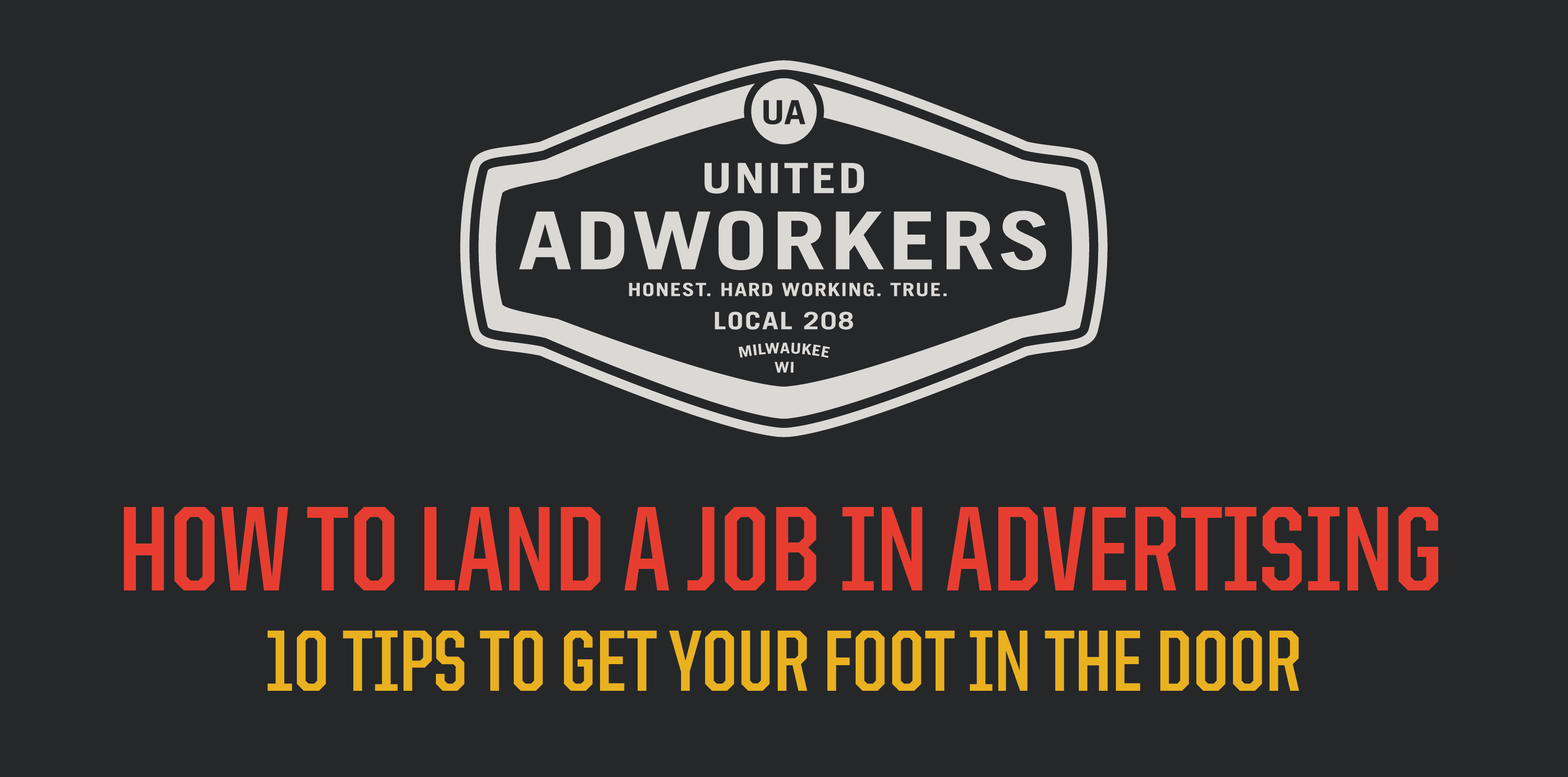 How to Land a Job in Advertising