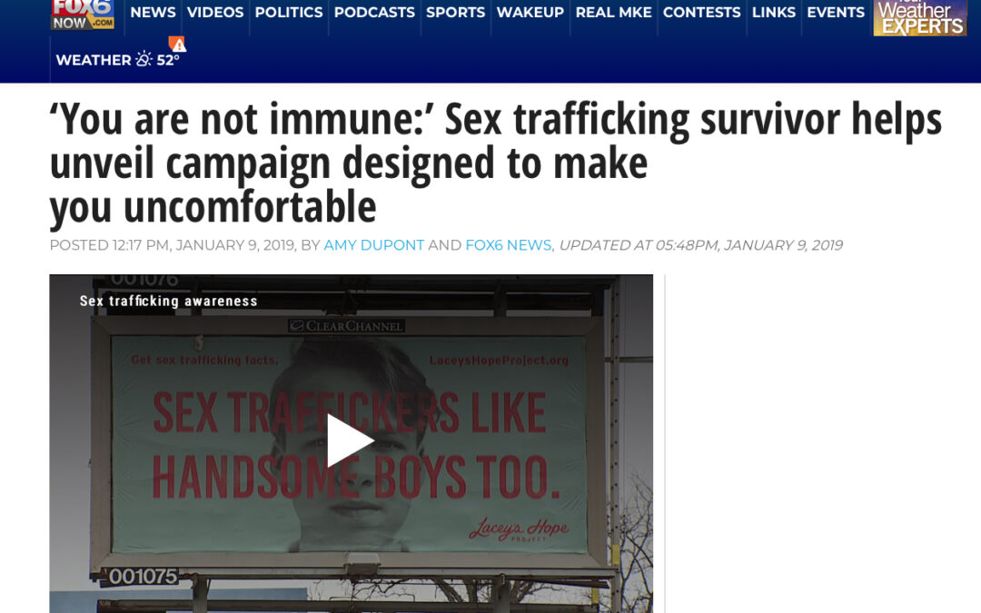 ‘You are not immune:’ Sex trafficking survivor helps unveil campaign designed to make you uncomfortable