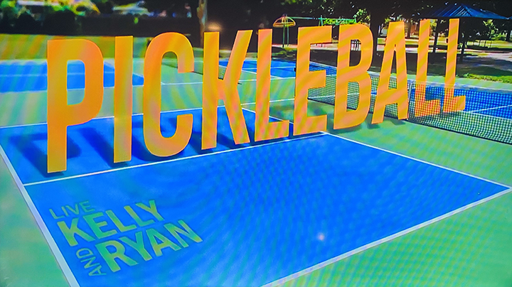 Ben and Collin Johns Play Pickleball on Live with Kelly and Ryan