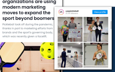 Marketing Brew: Pickleball brands and organizations are using modern marketing moves to expand the sport beyond boomers