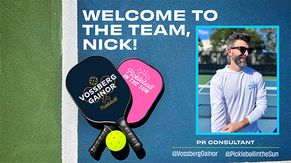 The Vossberg Gainor team is growing. Welcome, Nick!